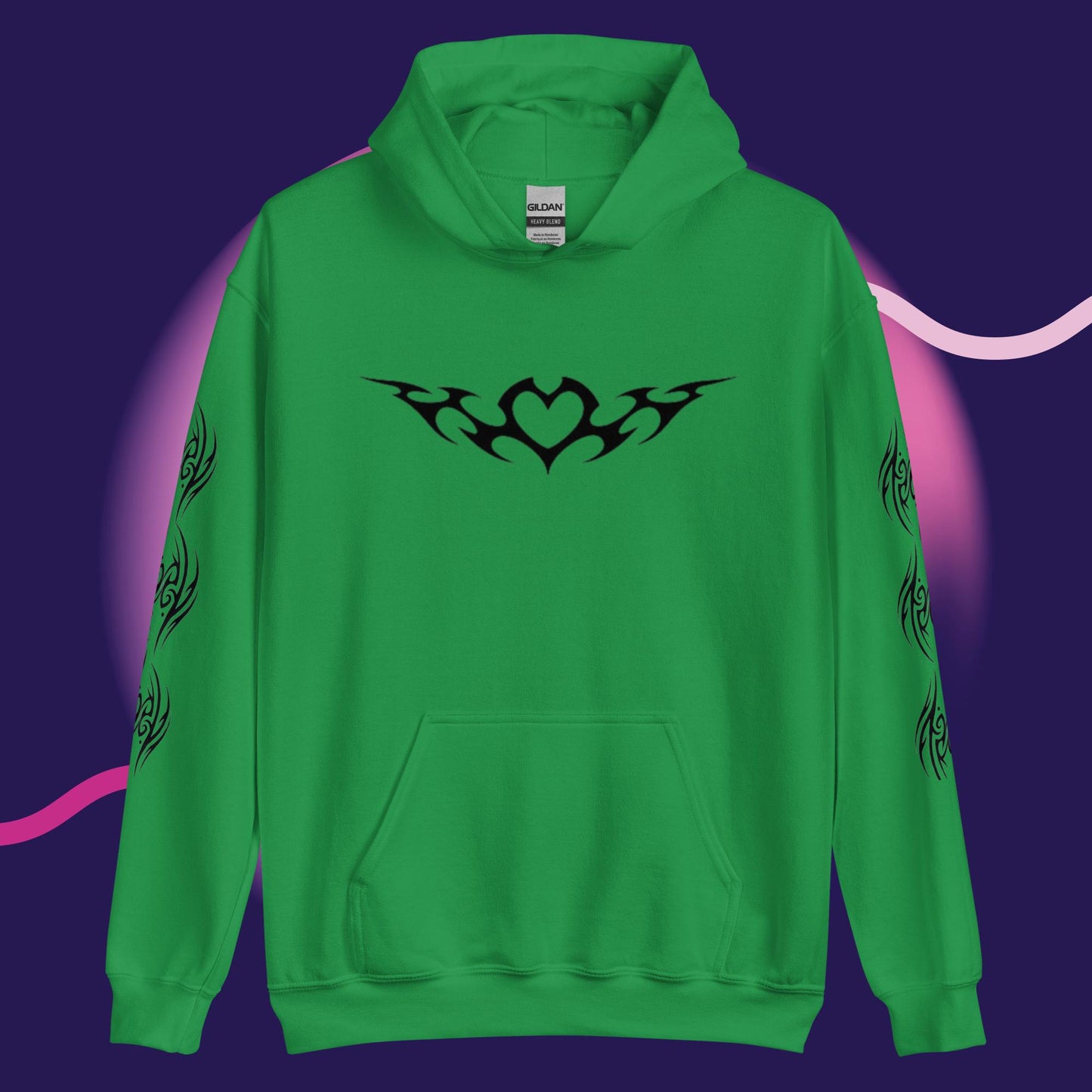 Good Heart Tribal Hoodie