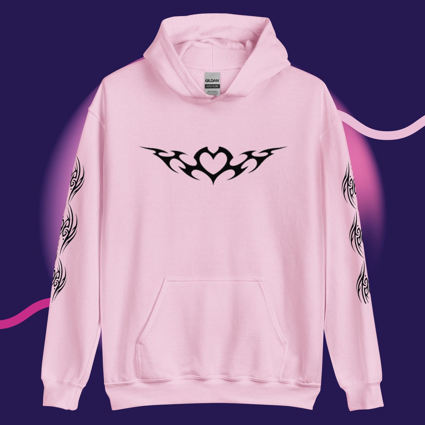 Good Heart Tribal Hoodie