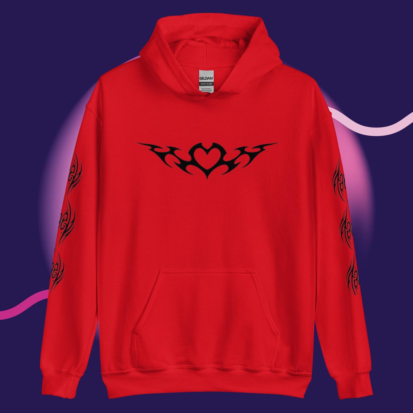 Good Heart Tribal Hoodie